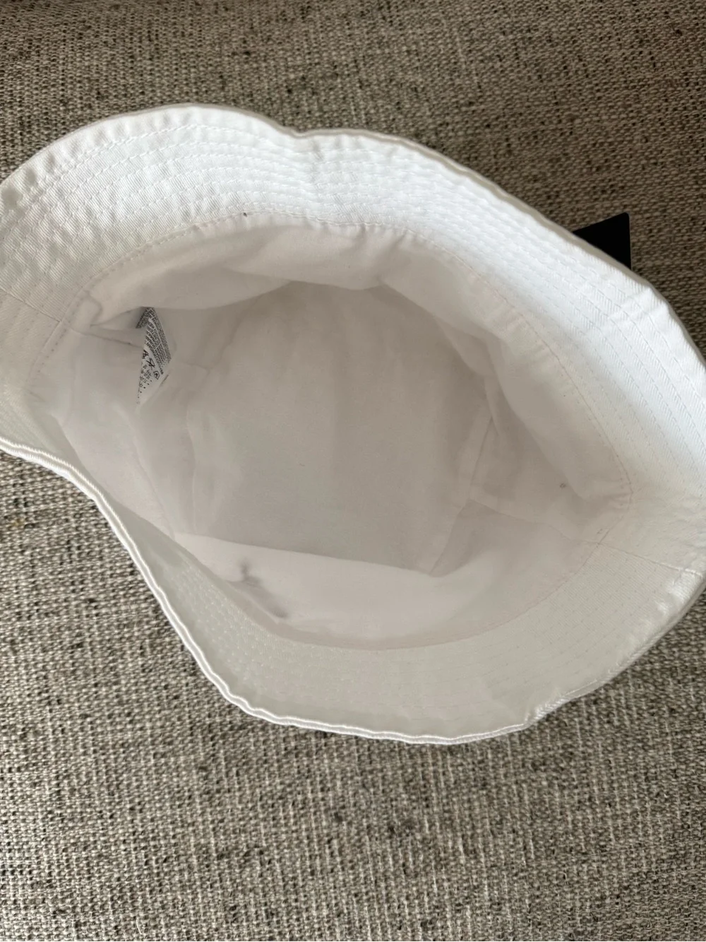 Jordan White Bucket Hat with Black Jumpman